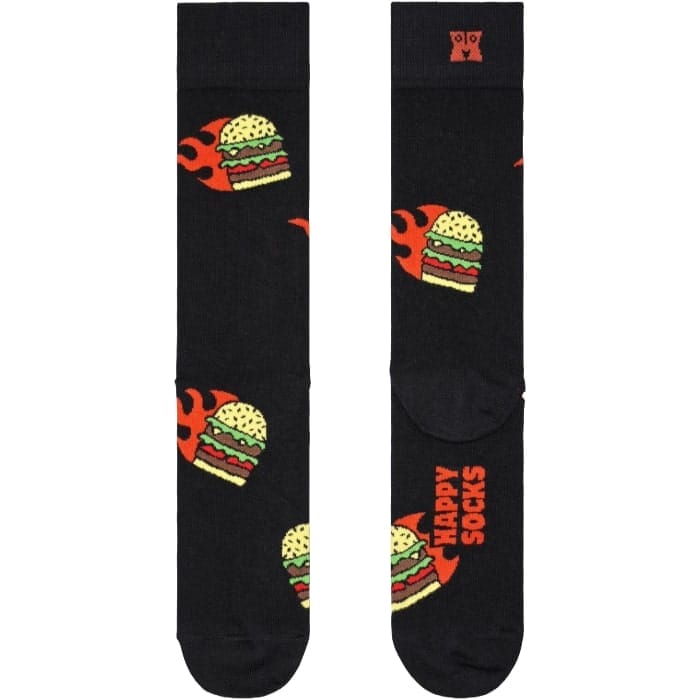 Flaming Burger Sock